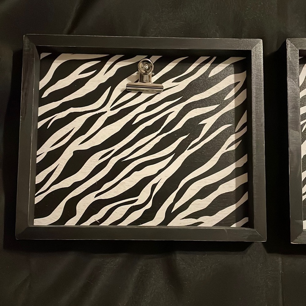 Zebra print decor